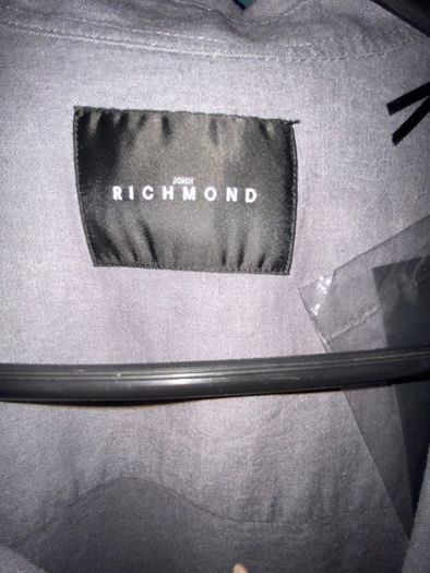 John Richmond grey short sleeve shirt