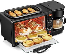 Multifunctional 3 in 1 Breakfast Machine