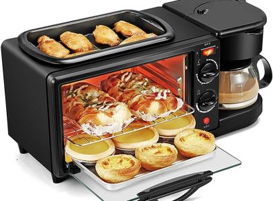 Multifunctional 3 in 1 Breakfast Machine