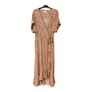 Mustard floral wrap dress | Stella Morgan. Size UK14 Image 2