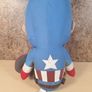 Captain America Marvel Avengers talking big head plush plushie soft toy teddy 16 inch Image 3