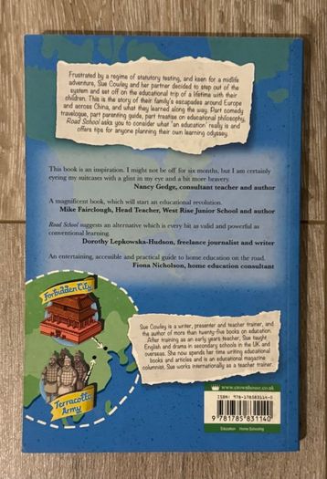 Road School: Learning Through Exploration and Experience (by Sue Cowley) Book