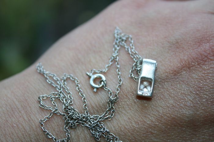 Vintage Sterling Silver 925 Jewelry Necklace Pendant 3g