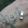 Vintage Sterling Silver 925 Jewelry Necklace Pendant 3g Image 4