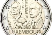 Luxembourg 2 Euro Commemorative Coin 2018 - William I. Uncirculated.