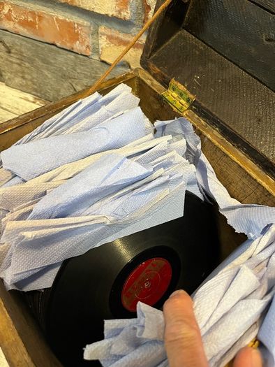 vintage vinyl box