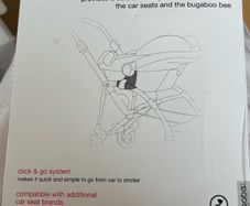 Bugaboo Bee adapters for Maxi-Cosi car seat
