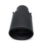62mm Stainless Steel Exhaust Pipe Trim Car Tip Tail Muffler Tail Throat Black For Universal Auto Styling Image 5