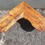 Rustic Floating Corner Shelf / Display Image 4