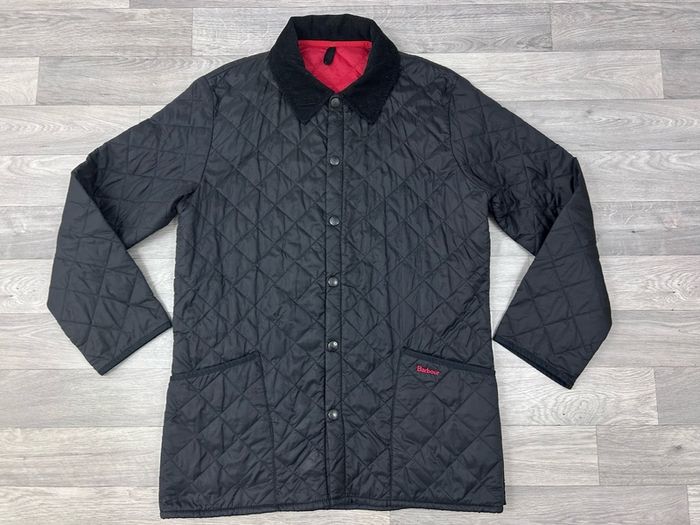 Barbour Liddesdale Black Quilted Jacket Mens M/L