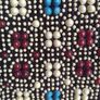 Authentic Vintage 1970s/1980s Beaded Corduroy Handbag / Bag Image 2
