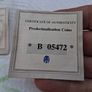 3 X Gold Plated Proof One Penny Coins Image 6
