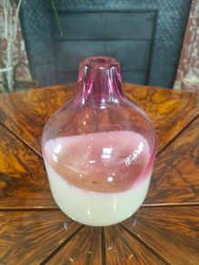 Vintage Pink and Opal balloon vase