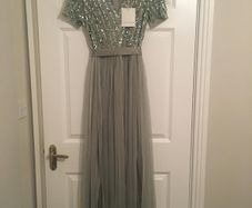 Brand new Bridesmaid Dress size 10 sage green