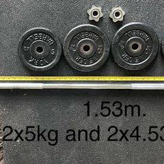 Strength Training Dumbbells and Shoulder Press.