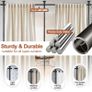 Brand New Freestanding Room Divider Rod No-To Drill Folding Screen -121-304cm x 71-289cm. Image 4
