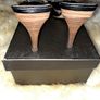Vintage Gucci Black Leather Buckle Heel Image 5