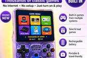 Brand New Handheld 2026Game Console Purple Edition