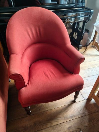 Red armchair