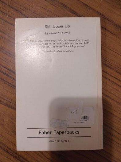 Stiff Upper Lip by Lawrence Durrell