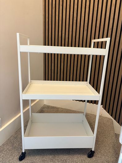 Ikea storage trolley, white