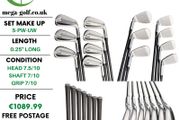 Ping i240 Irons / 5-Pw-Uw / Alta CB AWT Regular / Red Dot