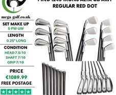 Ping i240 Irons / 5-Pw-Uw / Alta CB AWT Regular / Red Dot