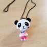 Pink Panda Necklace Image 4