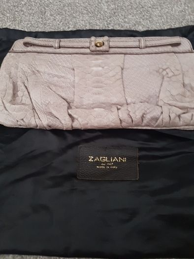 Zagliani python clutch