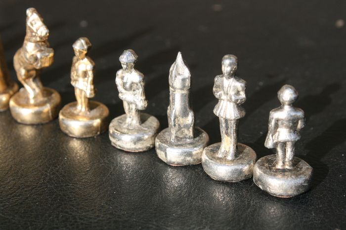 Vintage Metal Figures 1,1"