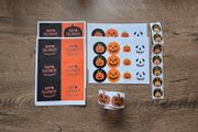 Halloween strick or Treat stickers