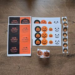 Halloween strick or Treat stickers