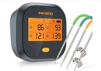INKBIRD IBBQ-4T Wireless BBQ Thermometer Rechargeable WiFi Cooking Thermometer with 4 Probes