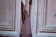 Vintage art glass vase