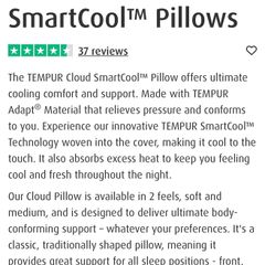 Tempur pillows