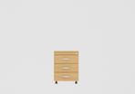 Three Drawer Lockable Mobile Pedestal