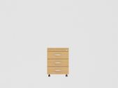 Three Drawer Lockable Mobile Pedestal