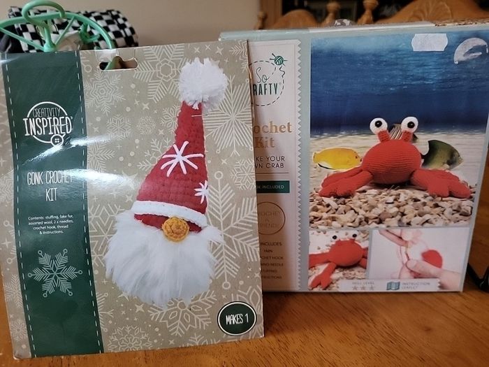 Crochet Crab and Gonk kits