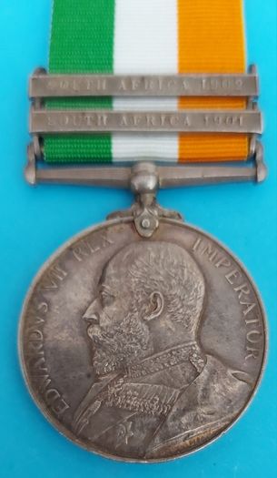 King's South Africa Medal With 2 bars