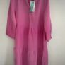 dress Bnwt Cecil linen mix dress 3/4 sleeves tiered knee length small 10/12 Image 10