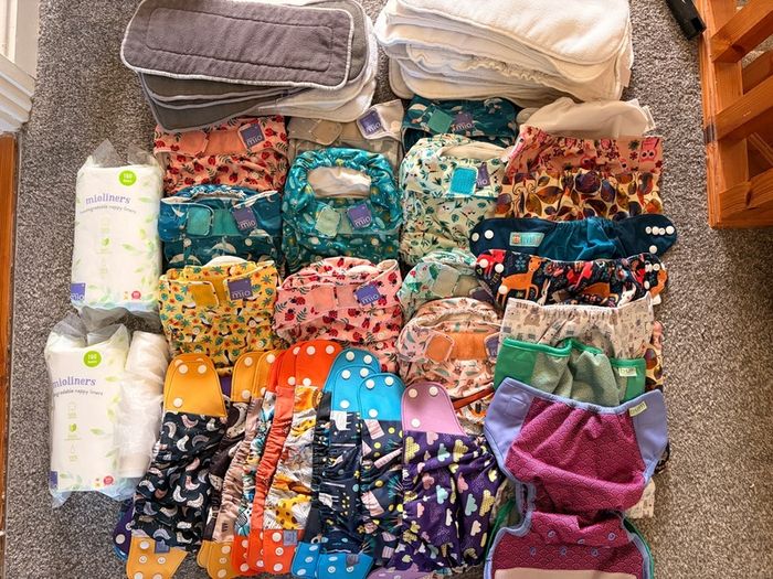 Reusable Nappies Bundle, 35 nappies plus extras