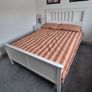 White Double Bed Frame Image 2