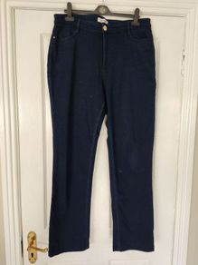 M and S Dressy Navy Jeans size 16