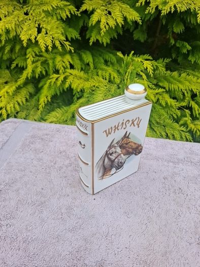 Whiskey book shape carafe postage possible