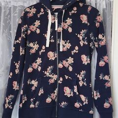 Navy Floral Hoodie from Lidl size 10