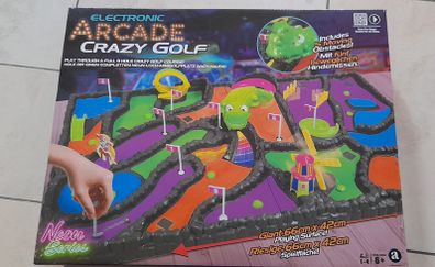 Arcade crazy golf game