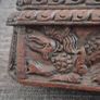 Vintage dragon motif carved wooden box Image 2