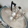 Vintage Sheffield Silver Plated Tray & Tea Pot Image 2