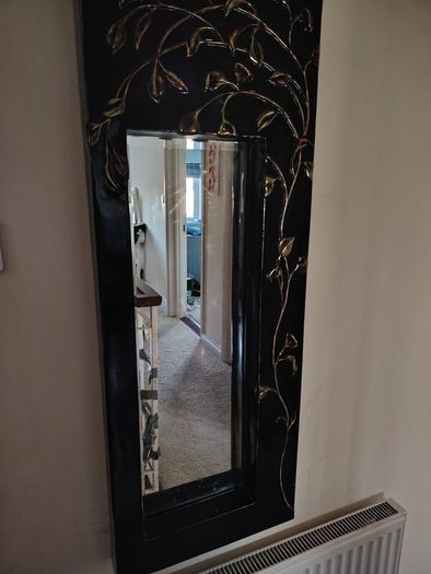 Oriental style twin mirrors