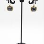 Y2k Italian Designer Sterling Silver Ti Sento Milano Faceted Crystal Earrings Image 10